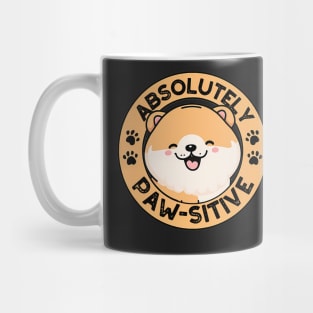 Stay Pawsitive Sticker , cute dog sticker Mug